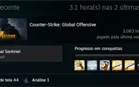 CONTA STEAM 7 ANOS COM MEDALHAS RARAS + PRIME