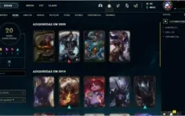 conta platina NV 95 season passada e com o mmr muito bom