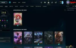 Conta RIOT com contas de Valorant e League of Legends.