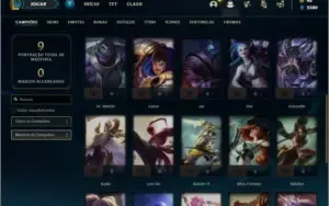 Conta prata 4 com 6 skins e 27 champs