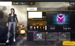 Conta free fire GEMADA DIAMANTE 4 - Mestre S10