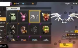 Conta free fire GEMADA DIAMANTE 4 - Mestre S10