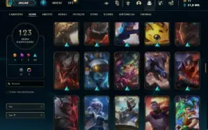 Conta Main Jg/Main Ww/Unranked/Varias Skins