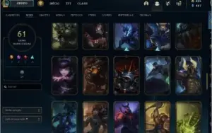 Conta RARA lol 2011 - 61 skins