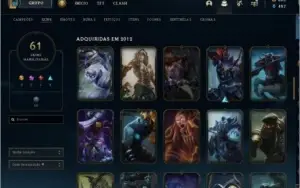 Conta RARA lol 2011 - 61 skins