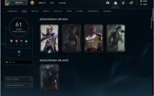 Conta RARA lol 2011 - 61 skins