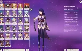 AR 57 | Shogun, Yae Miko, Ganyu, Zhongli, Hutao