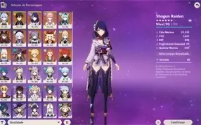 AR 57 | Shogun, Yae Miko, Ganyu, Zhongli, Hutao