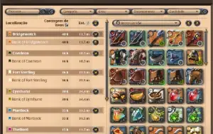 conta Albion com 1.6b fama 9m coleta 320m  prata em itens