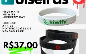 Pulseiras Marketing Digital Silicone Baixo Relevo Idêntica