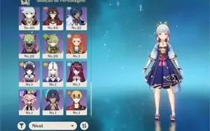 Conta ganyu C1+Eula+Ayaka+Yae Miko+Kazuha+Túmulo do Lobo