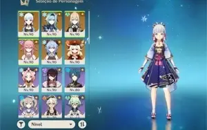 Conta ganyu C1+Eula+Ayaka+Yae Miko+Kazuha+Túmulo do Lobo