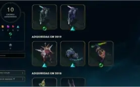 Conta LoL - ex Diamante - Todos Champs - Muitas skins raras
