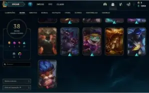 Conta lol ANTIGA, SKINS RARAS, Platina 4, bom mmr