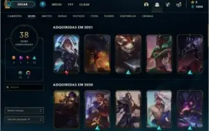 Conta lol ANTIGA, SKINS RARAS, Platina 4, bom mmr
