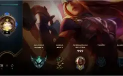 Conta lol ANTIGA, SKINS RARAS, Platina 4, bom mmr