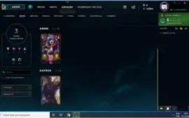 CONTA LOL LVL 40 OURO 4 COM AATROX VITORIOSO