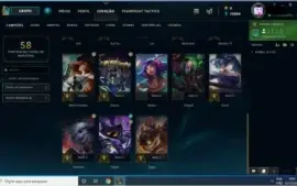 CONTA LOL LVL 40 OURO 4 COM AATROX VITORIOSO