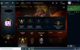 CONTA LOL LVL 40 OURO 4 COM AATROX VITORIOSO