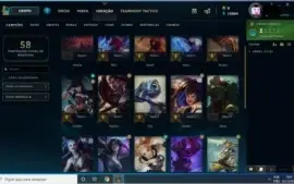 CONTA LOL LVL 40 OURO 4 COM AATROX VITORIOSO