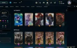 Vendo conta mmr bom, skin pra crlho