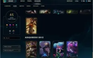 Conta com Riven campeonato da season 2 e borda de diamante.