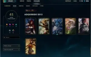 Conta com Riven campeonato da season 2 e borda de diamante.