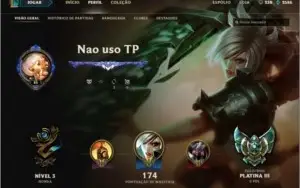 Conta com Riven campeonato da season 2 e borda de diamante.