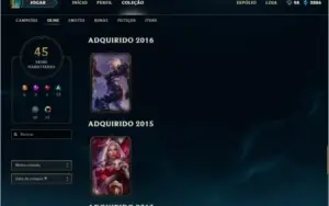 Conta com Riven campeonato da season 2 e borda de diamante.