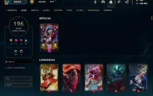 Conta League of Legends LVL 382 Platina