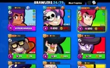 Conta Brawl Stars com o Wattson Paladino vermelho