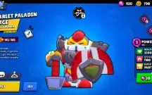 Conta Brawl Stars com o Wattson Paladino vermelho