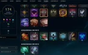 Conta League of Legends Full Acesso - 125 Champs e 149 Skins