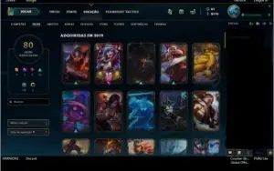 Conta League of Legends Platina 4