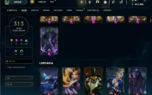 Bronze 2 com TODOS os champs e 318 Skins + 4 Prestigios