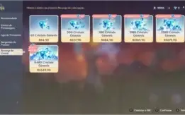 Nove 5* com constelações + 18k Gemas