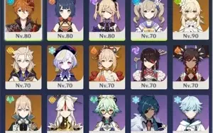 Conta AR 54 com 6 personagens 5 estrelas