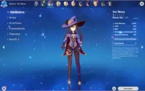 |Genshin Impact|Conta AR32| Venti, Keqing, Mona, Fischl