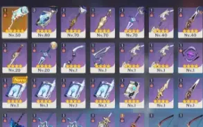 Conta gensh com 5 personagem t5 e 1 arma t5
