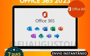 OFFICE 365 2023 - 5 Dispositivos Licença Vitalícia