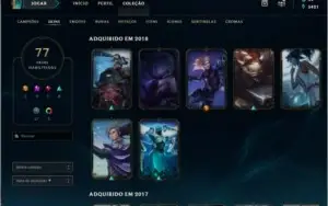 Conta de League of Legends