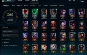Conta de League of Legends