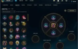 conta lol diamante 1 ex mestre, 235 no pix