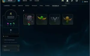 conta lol diamante 1 ex mestre, 235 no pix
