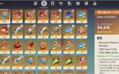 Genshin Impact AR47 Diluc + 2Childe + Vários 4Estrelas