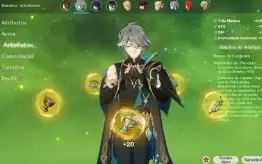 AR49-Chiori com BIS+Alhaitham+Raiden+Yelan+.........