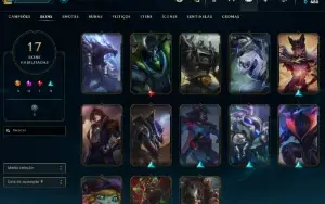 Conta focada em TFT no LOL + SKINS no LOL