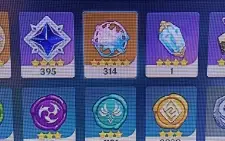 AR 45+ Zhongli, Raiden & Furina + 315 Destinos Entrelaçados
