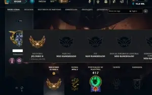 Ouro 2 com TODOS os champs e 136 Skins (SUP / TOP / MID)