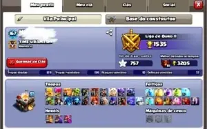 PROMOÇÃO Cv11 CLASH OF CLANS QUASE MAXIMIZADO